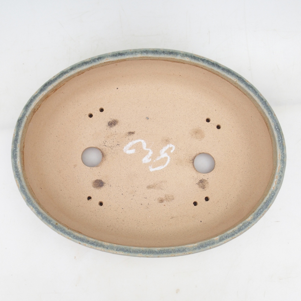 Bonsai bowl 33,5 x 25,5 x 8,5 cm , colour green