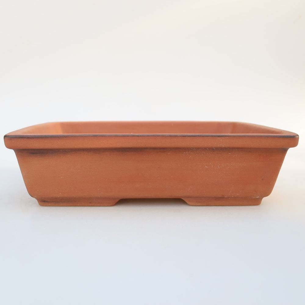 Ceramic Bowl  25.5 x 19 x 7 cm, brick red