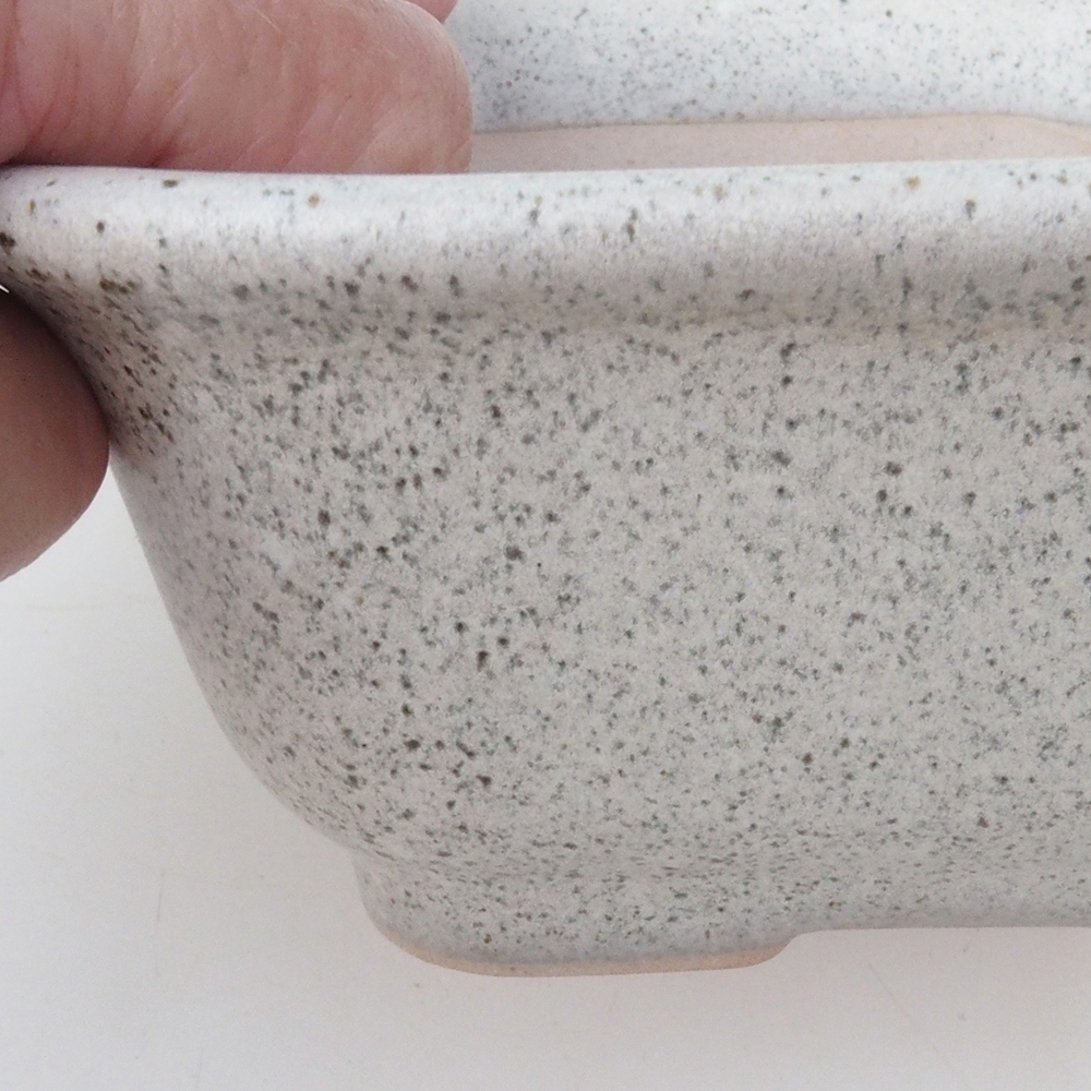 Bonsai bowl H38 - 12 x 10 x 5.5 cm. - blue