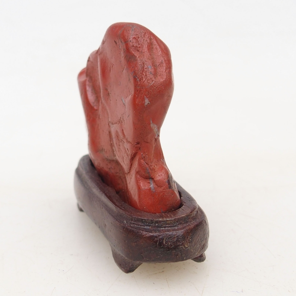 Suiseki - Stone with DAI (wooden pad)