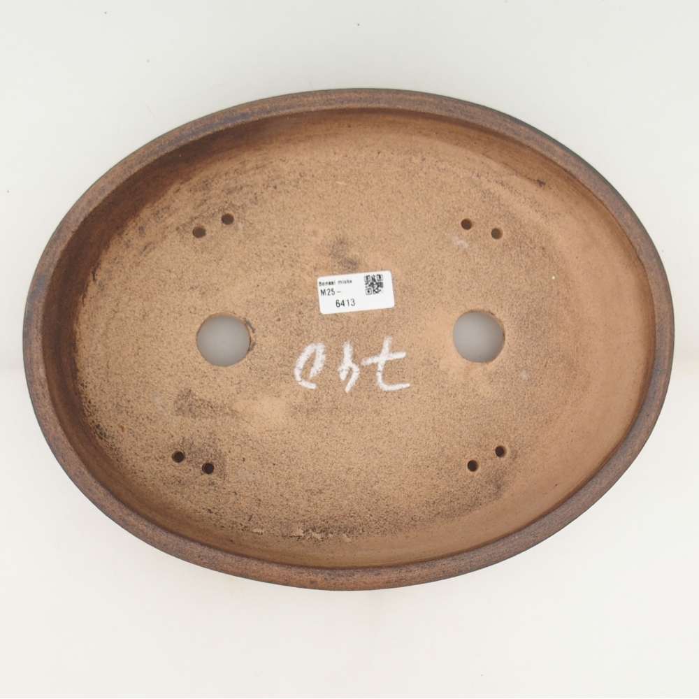 Bonsai bowl 31,5 x 25 x 7,5 cm , colour brown
