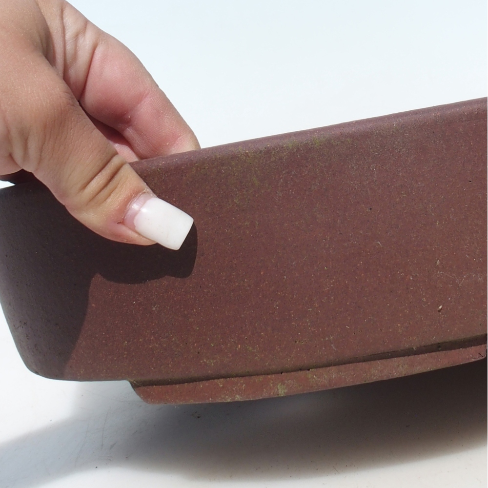 Bonsai bowl 40 x 30,5 x 7,5 cm - brown