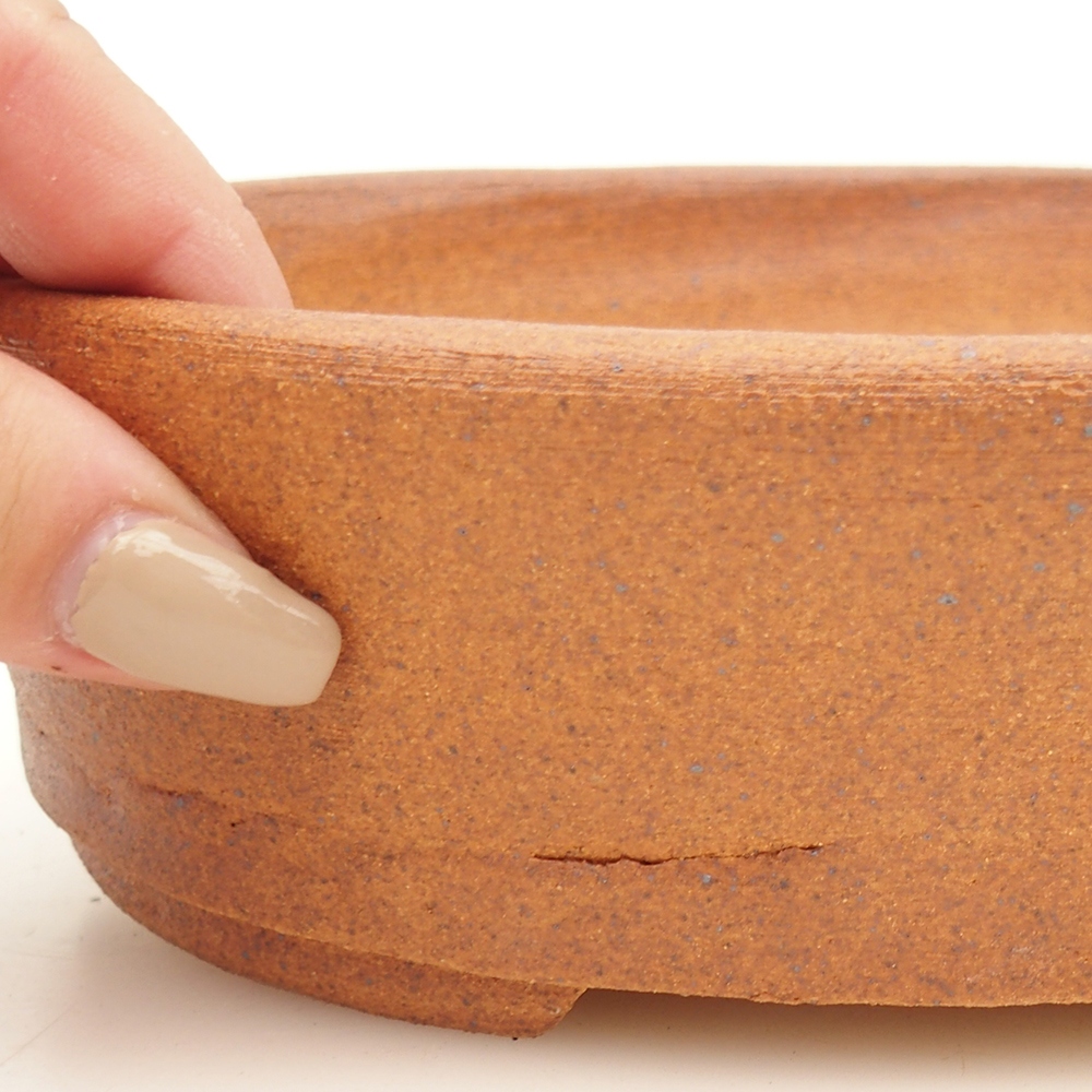 Bonsai bowl 20 x 16 x 6 cm , colour brown