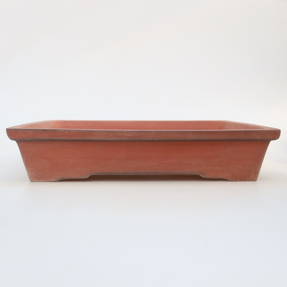 Ceramic Bowl, 26 x 20 x 5 cm, brick red