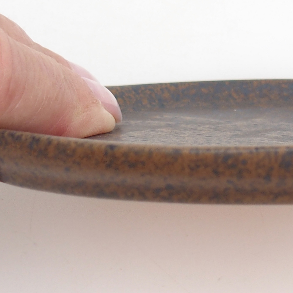 Ceramic bowl H30 - 12,5 x 10,5 x 1 cm - brown