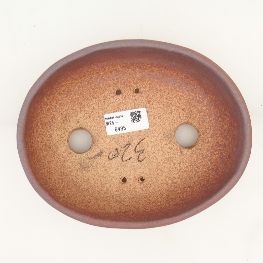 Bonsai bowl 19,5 x 16 x 6 cm , metal colour