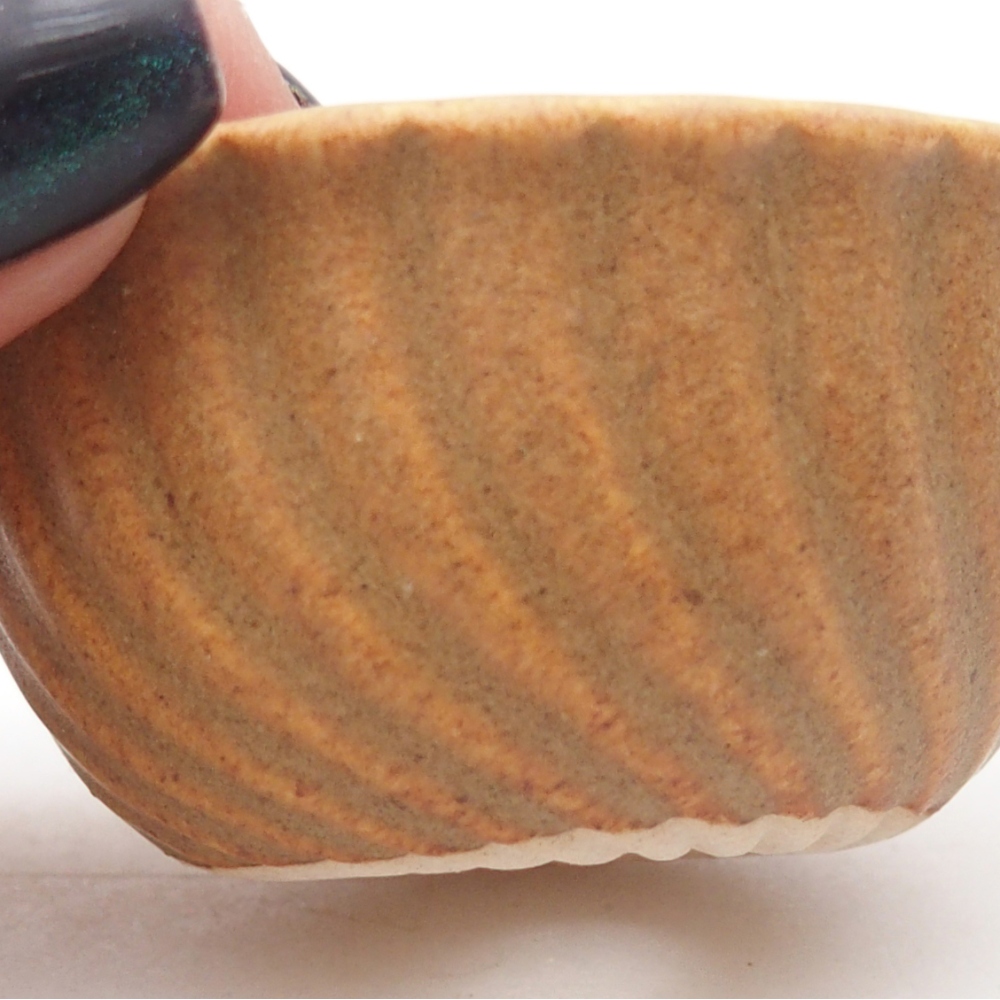 Mini bonsai bowl 5,5 x 5,5 x 3 cm, brown