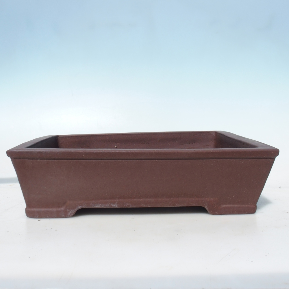 Bonsai bowl 40 x 32,5 x 10,5 cm birch brown