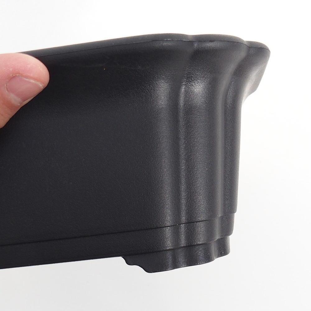 Plastic bowl MP-17 - 24 x 18,5 x 8,5 cm black