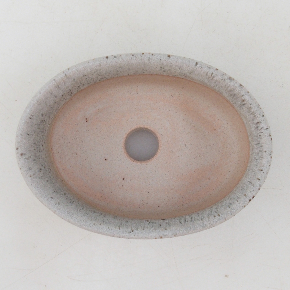 Bonsai bowl H04 - 10.5 x 7.5 x 3 cm. - beige