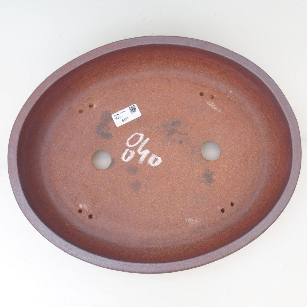 Bonsai bowl 39 x 32 x 8,5 cm , metal colour