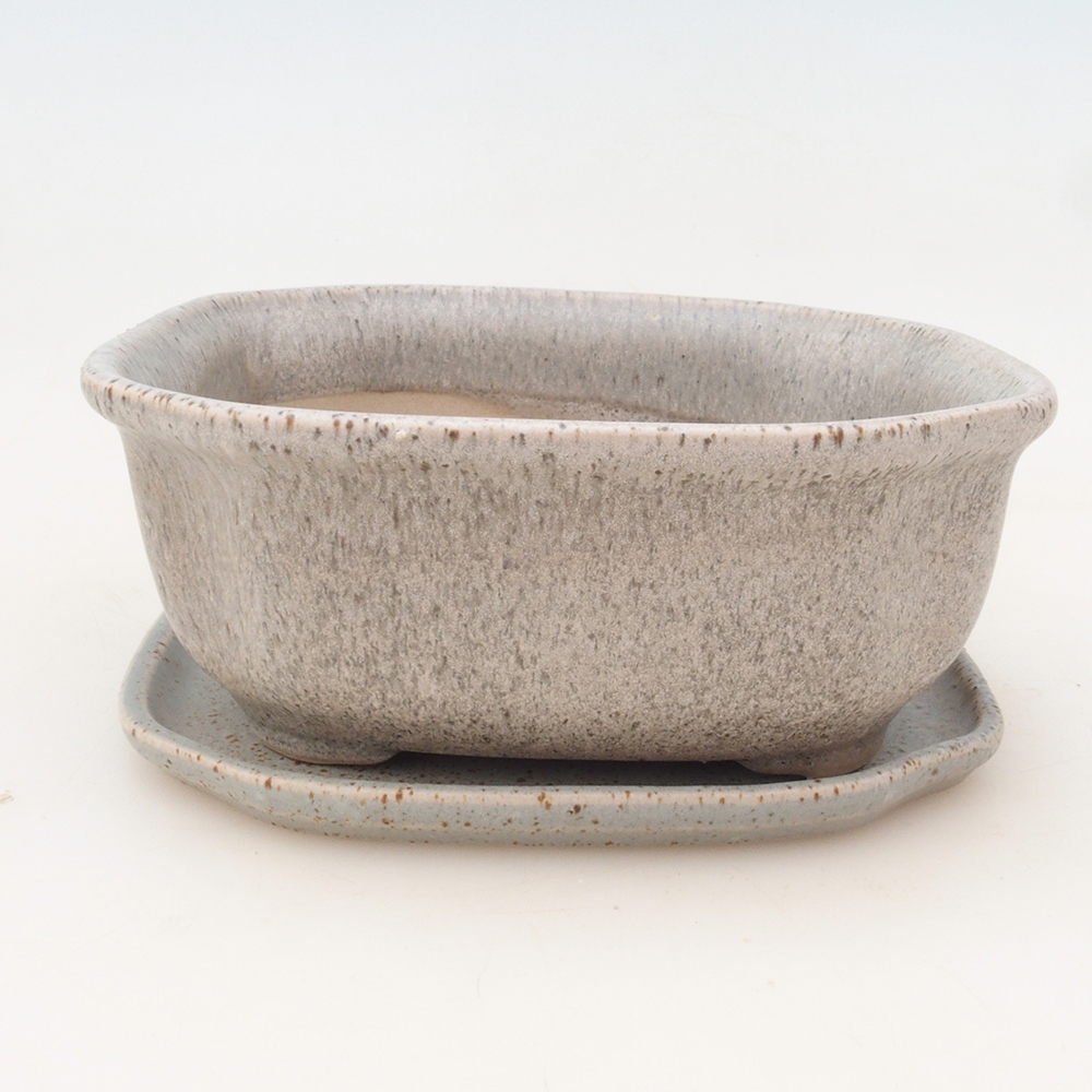 Bonsai bowl + saucer H32 - beige