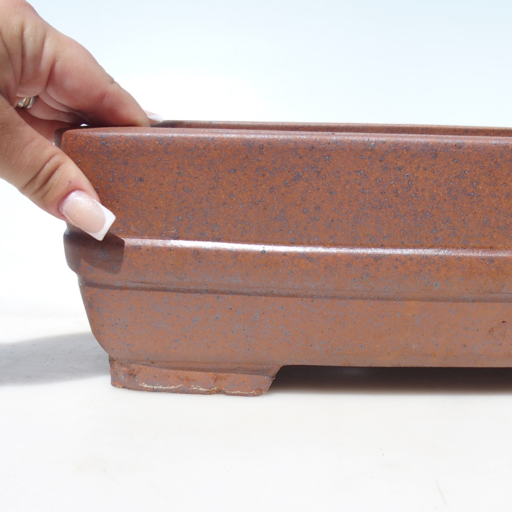 Bowl 31,5 x 22 x 10 cm brown