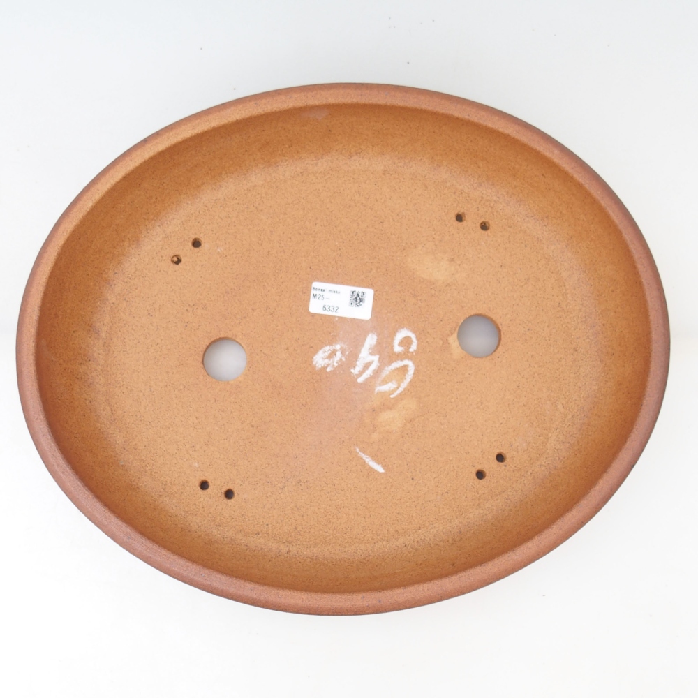 Bonsai bowl 38 x 31,5 x 8,5 cm , colour brown