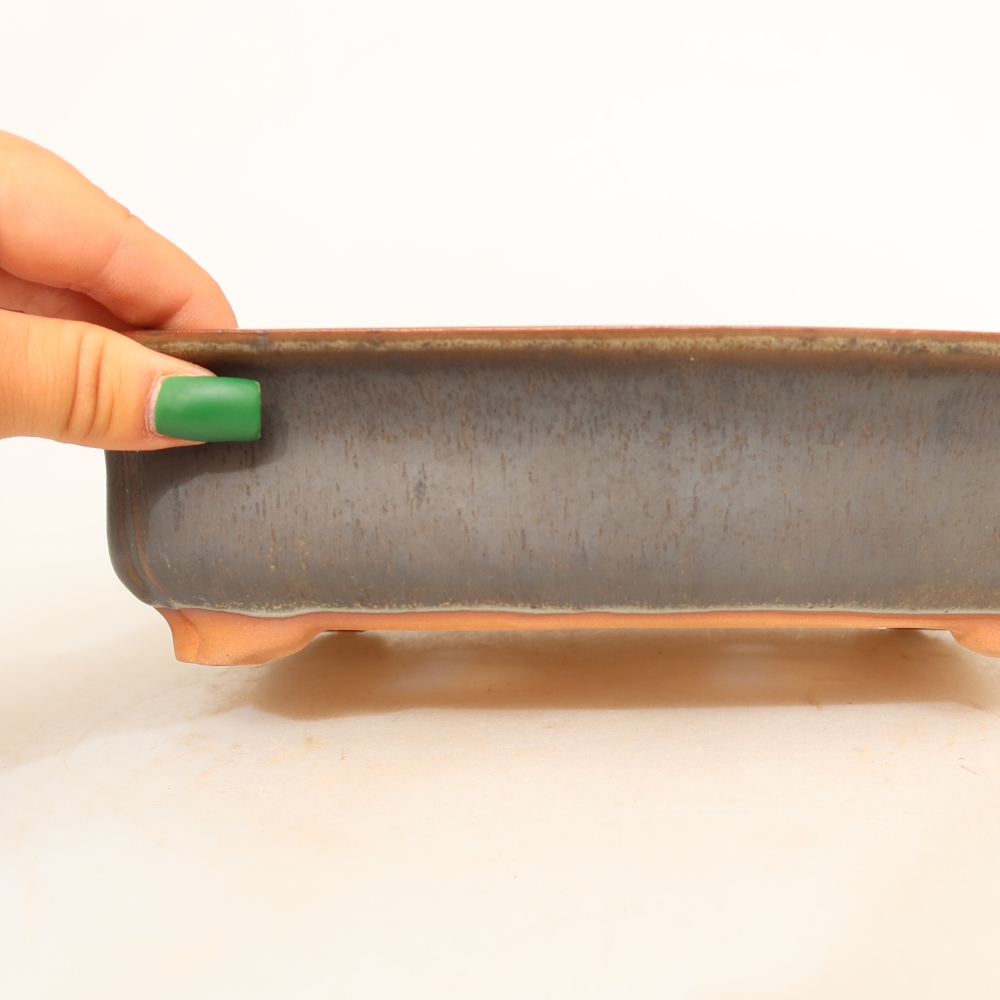 Ceramic Bowl, 24 x 17 x 6 cm, brown