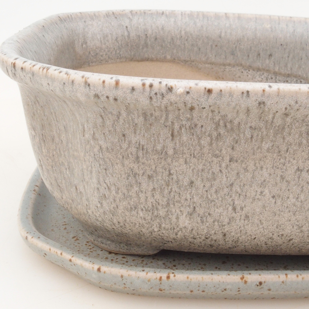 Bonsai bowl + saucer H32 - beige