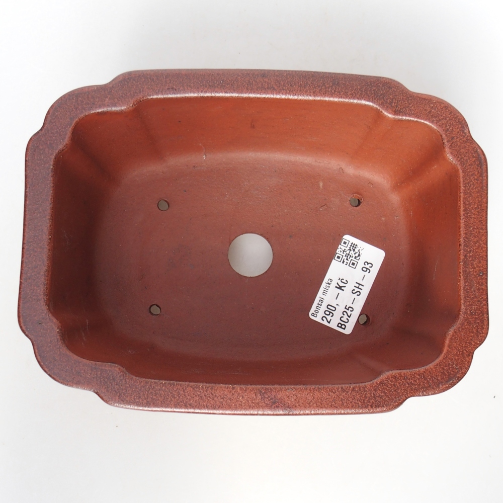 Bowl 17,5 x 13 x 7 cm brown