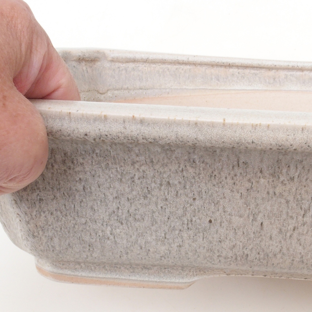 Bonsai bowl H07 - 30 x 20.5 x 8 cm. - beige