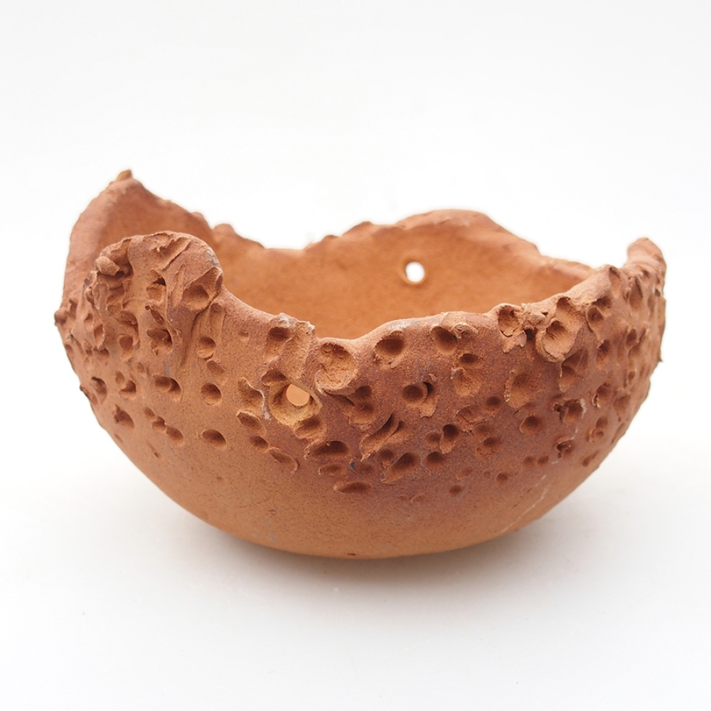 Ceramic Shell 13,5 x 13,5 x 8 cm, color: red