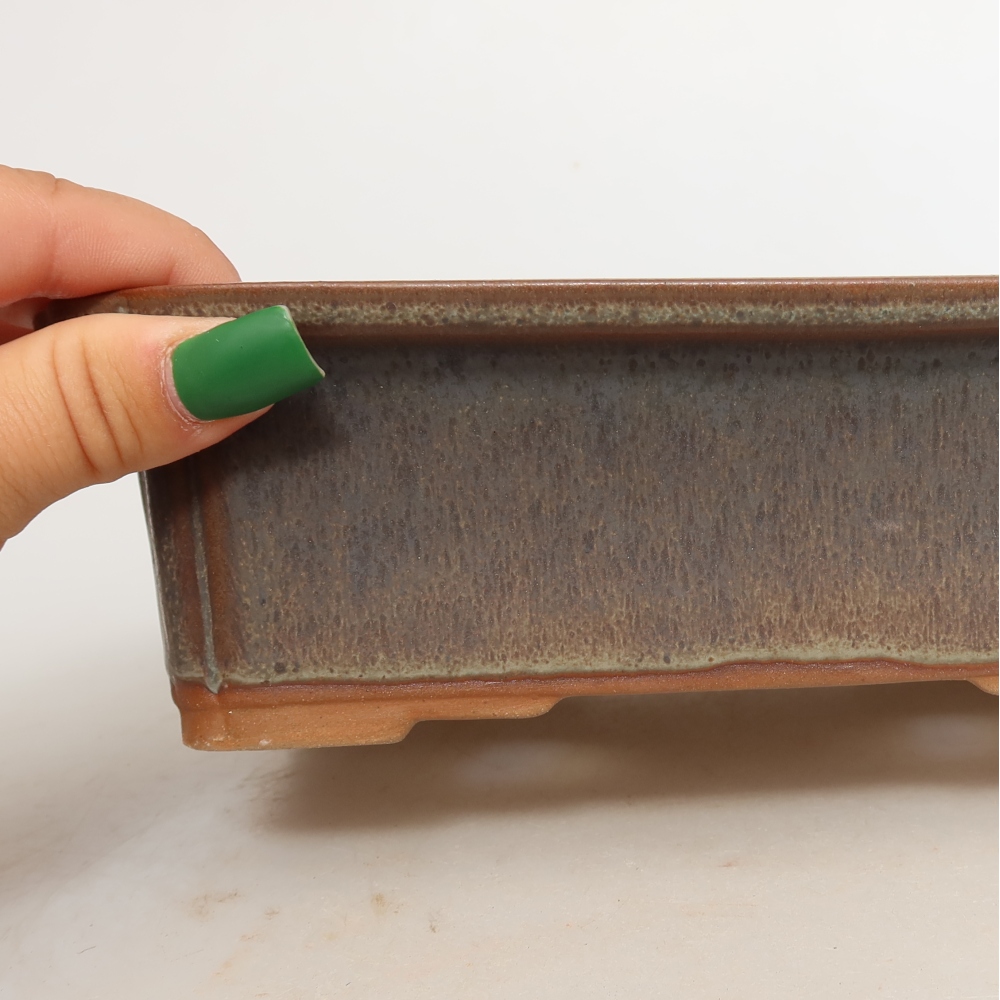 Ceramic Bowl, 20 x 15.5 x 5.5 cm, brown