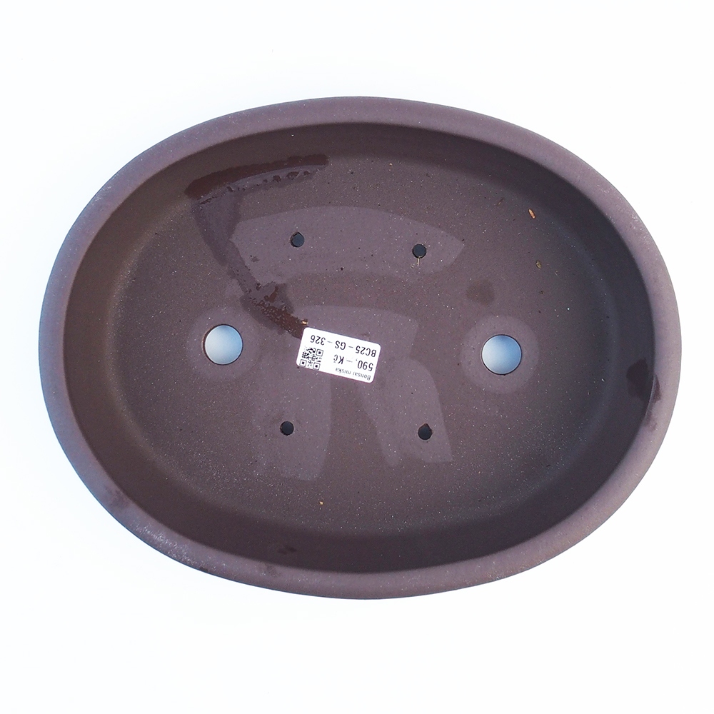 Bowl 31 x 24 x 6,5 cm brown