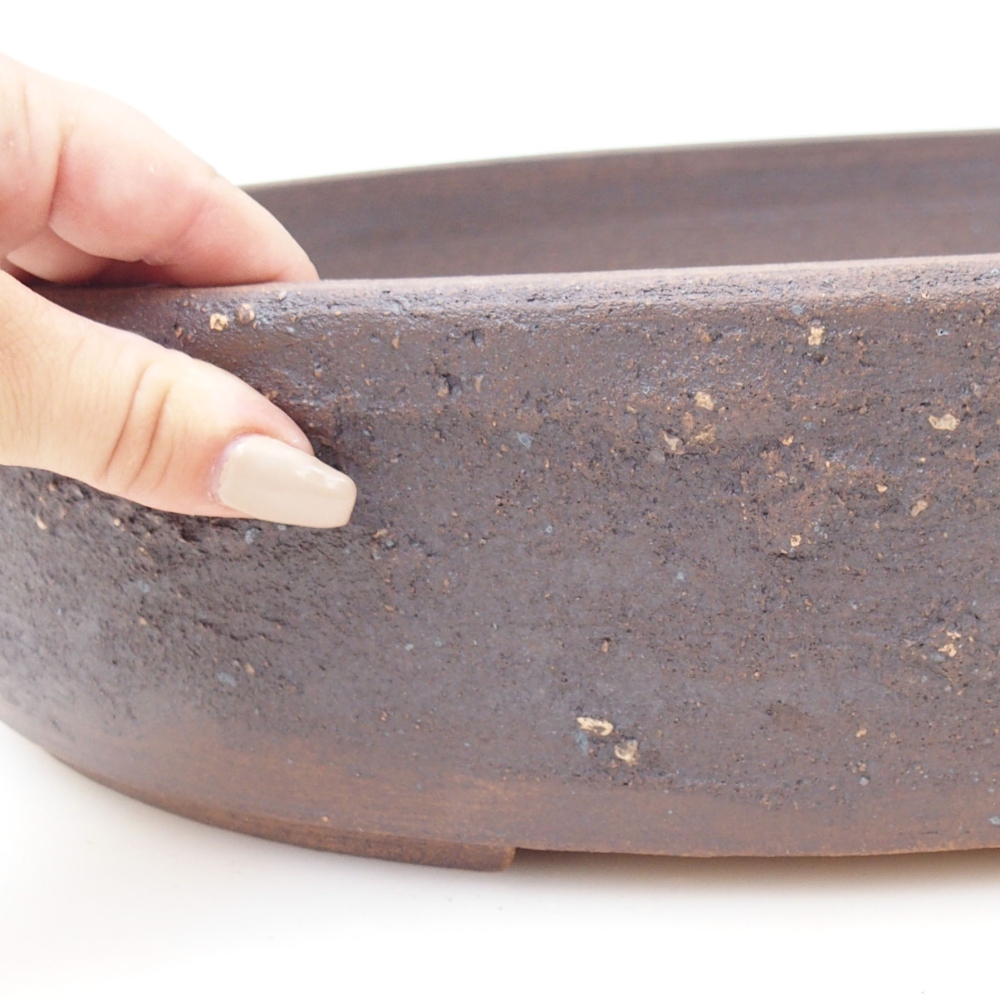 Bonsai bowl 45 x 37 x 9,5 cm , colour brown - PERSONAL COLLECTION ONLY or pallet transport