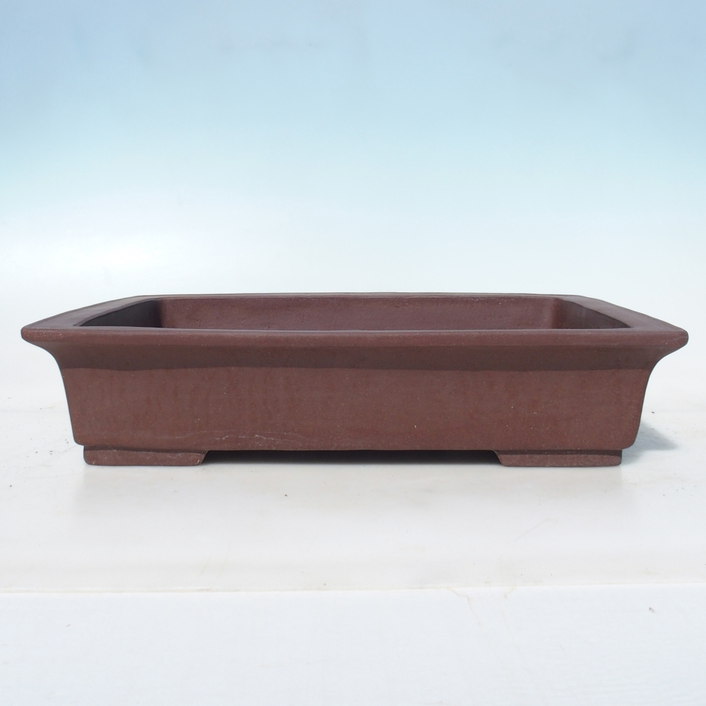 Bonsai bowl 46 x 35 x 10,5 cm - brown
