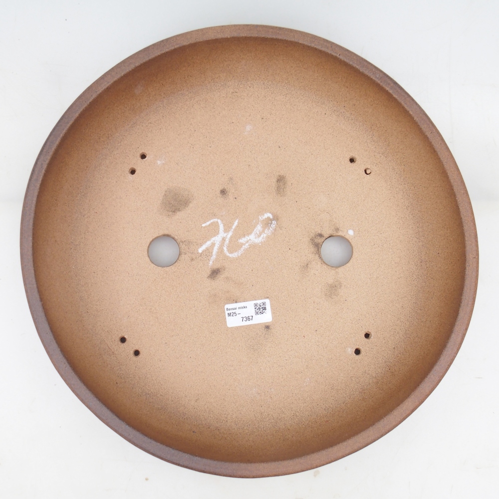 Bonsai bowl 37 x 37 x 8,5 cm , colour brown