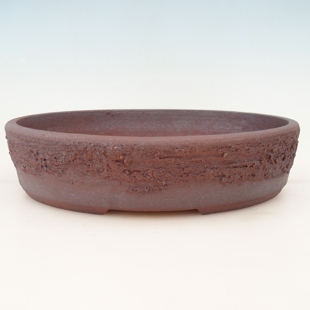 Bonsai bowl 32 x 25 x 7,5 cm , metal colour