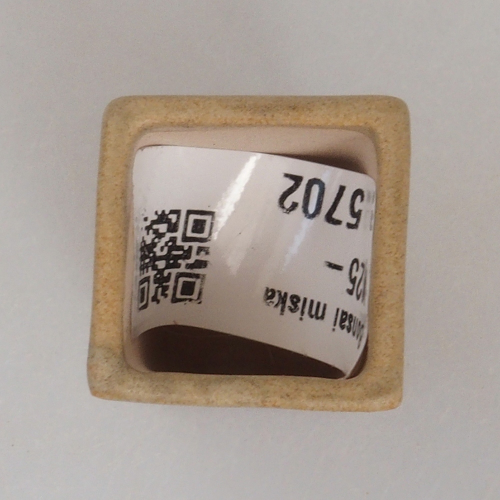 Mini bonsai bowl 3 x 3 x 5,5 cm, color brown