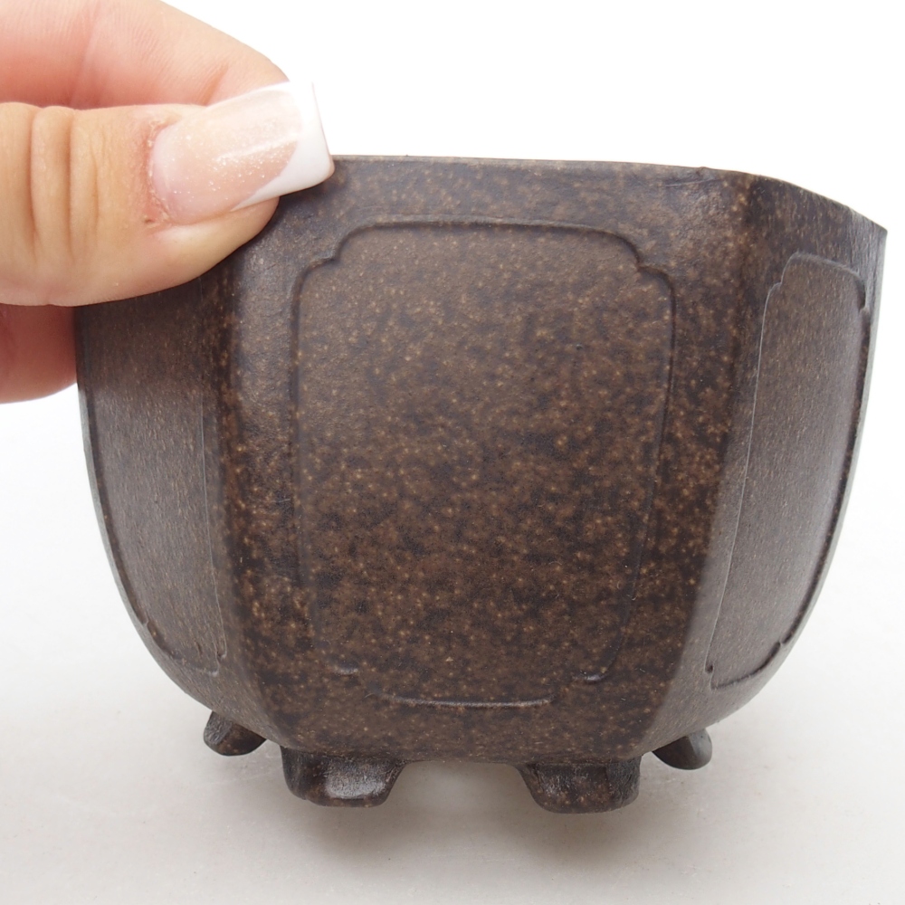 Bowl 10,5 x 9,5 x 7,5 cm brown ochre