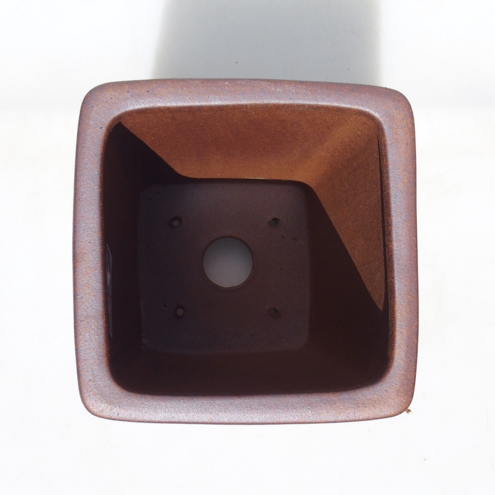 Bowl 14 x 14 x 22 cm brown
