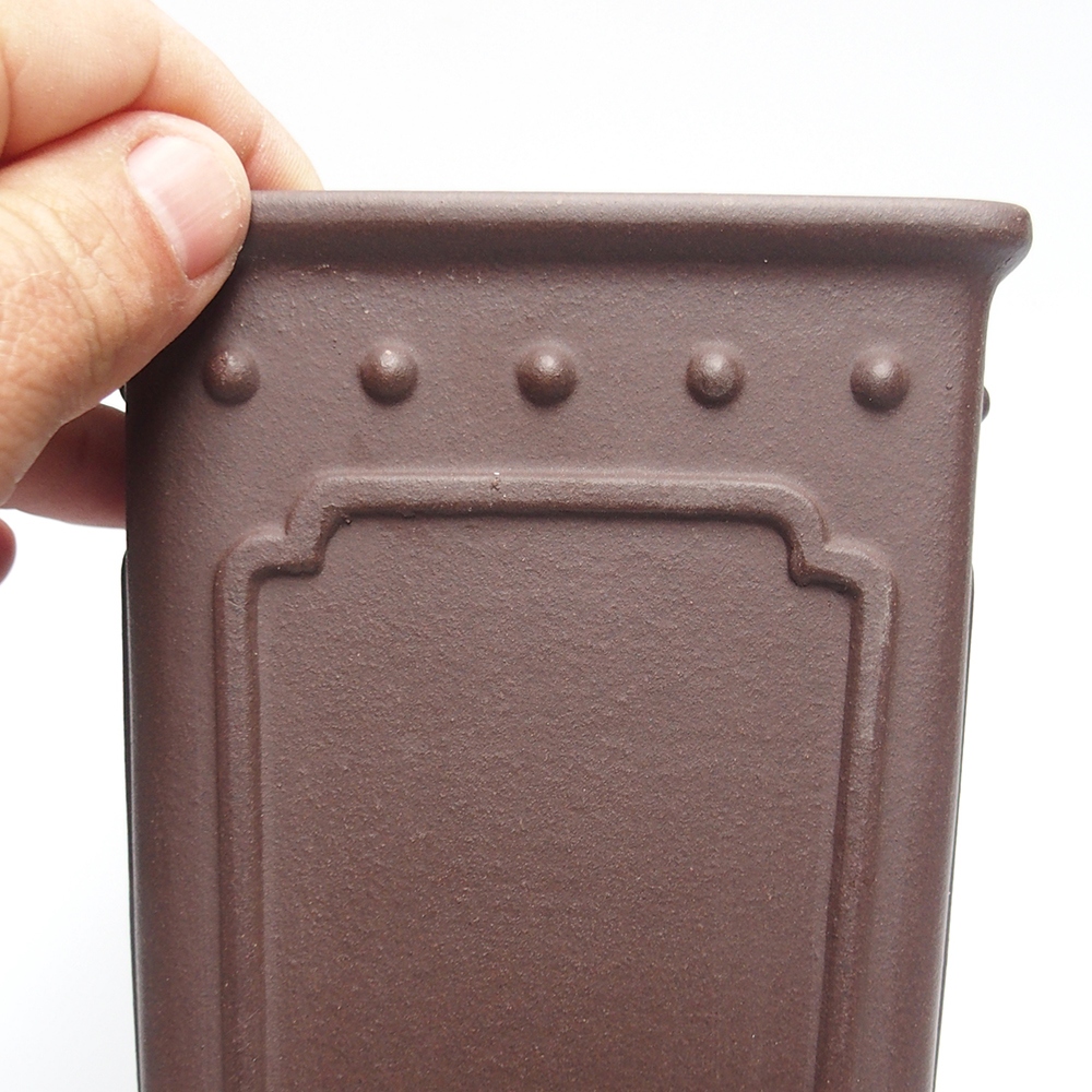Bowl 11 x 11 x 17 cm brown