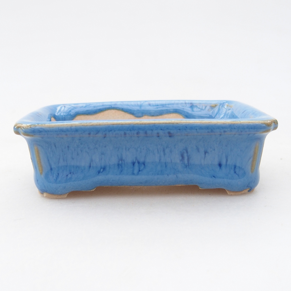 Mini bonsai bowl 7 x 5 x 2 cm, blue