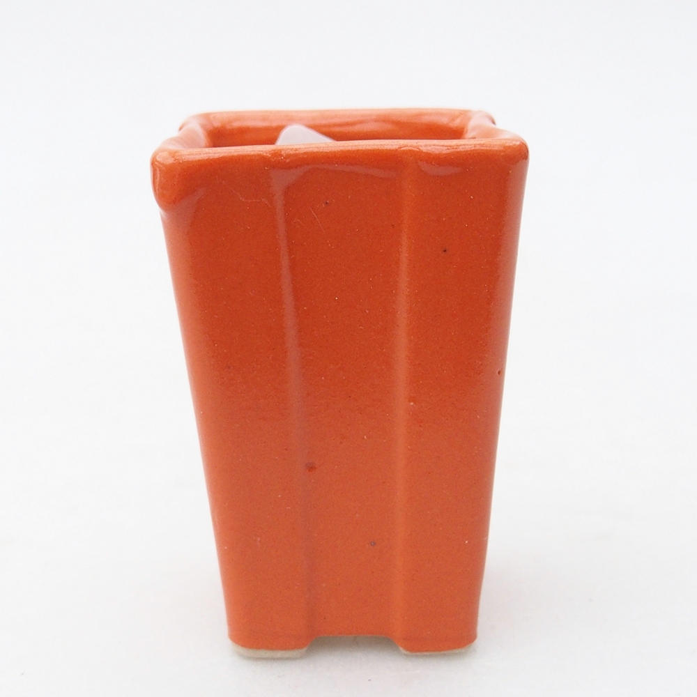 Mini bonsai bowl 3,5 x 3,5 x 5,5 cm, orange