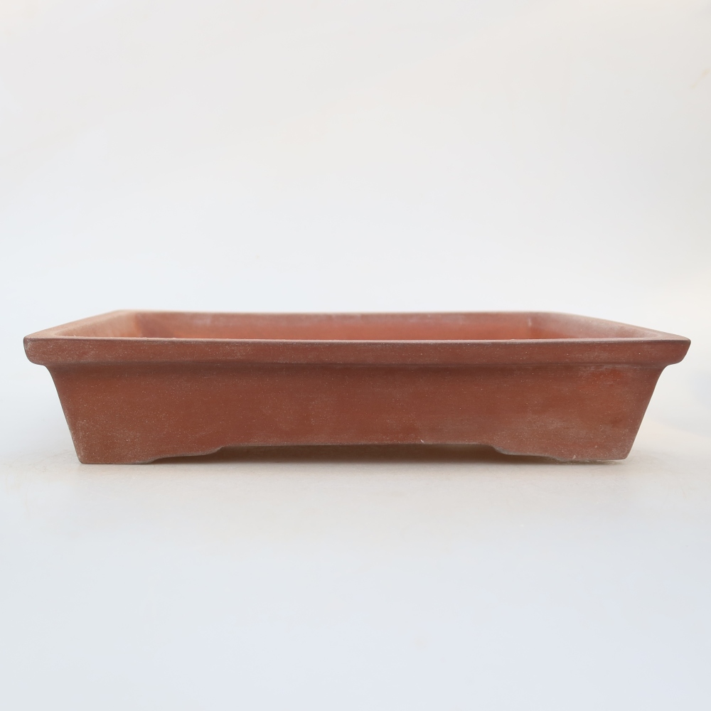 Ceramic Bowl, 26 x 20 x 5 cm, brick red