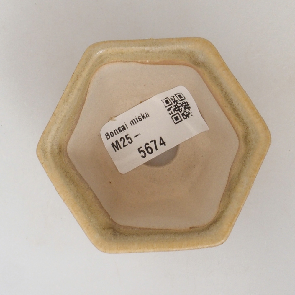 Mini bonsai bowl 7 x 7 x 5 cm, color brown
