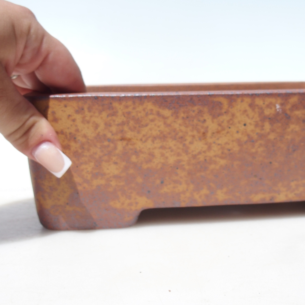 Bowl 23,5 x 14 x 7,5 cm brown