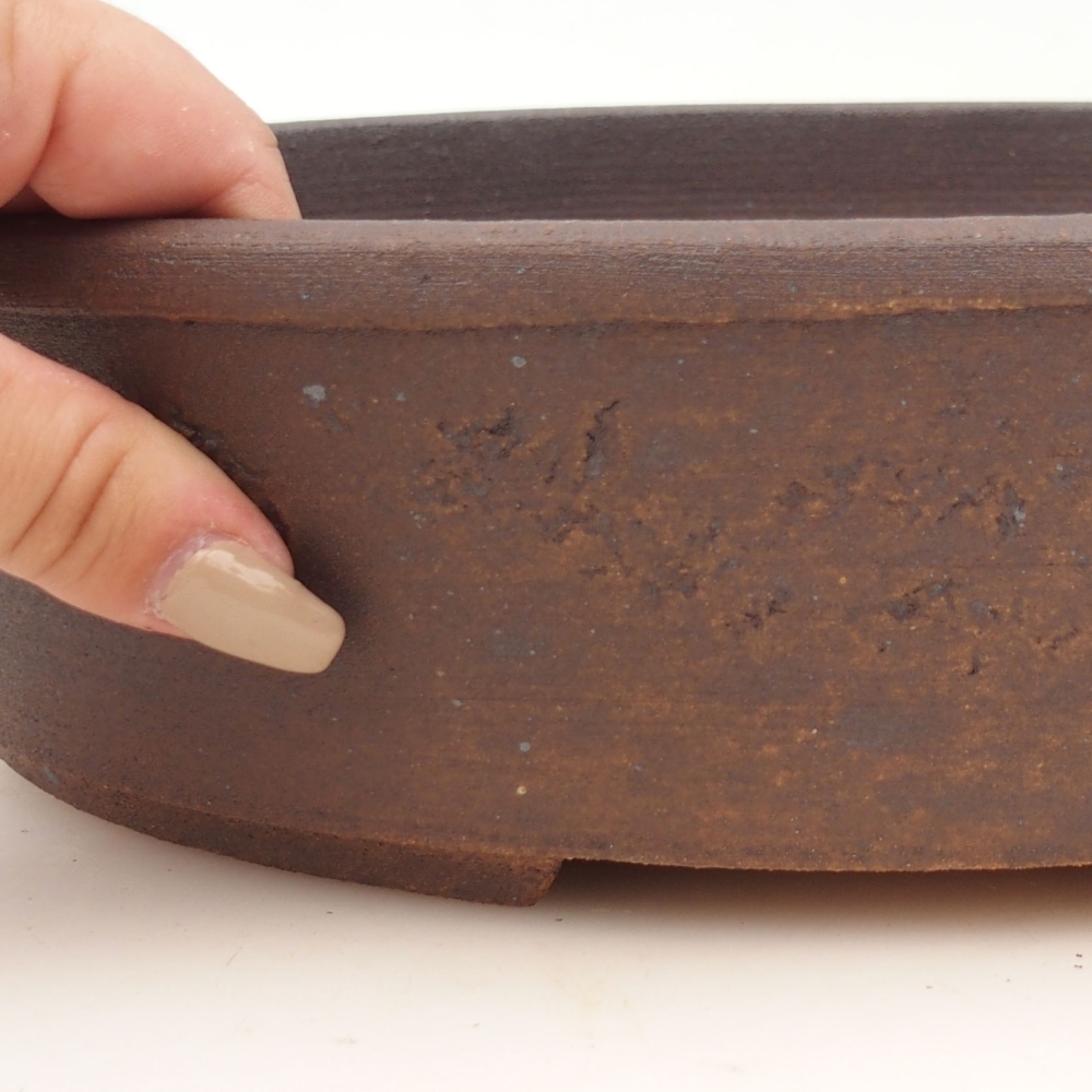 Bonsai bowl 32 x 24,5 x 8 cm , colour brown
