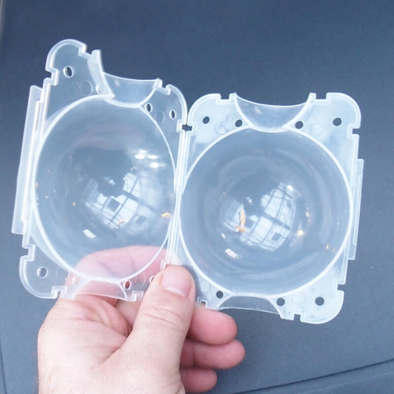 Burning ball 8 cm transparent 1 pc