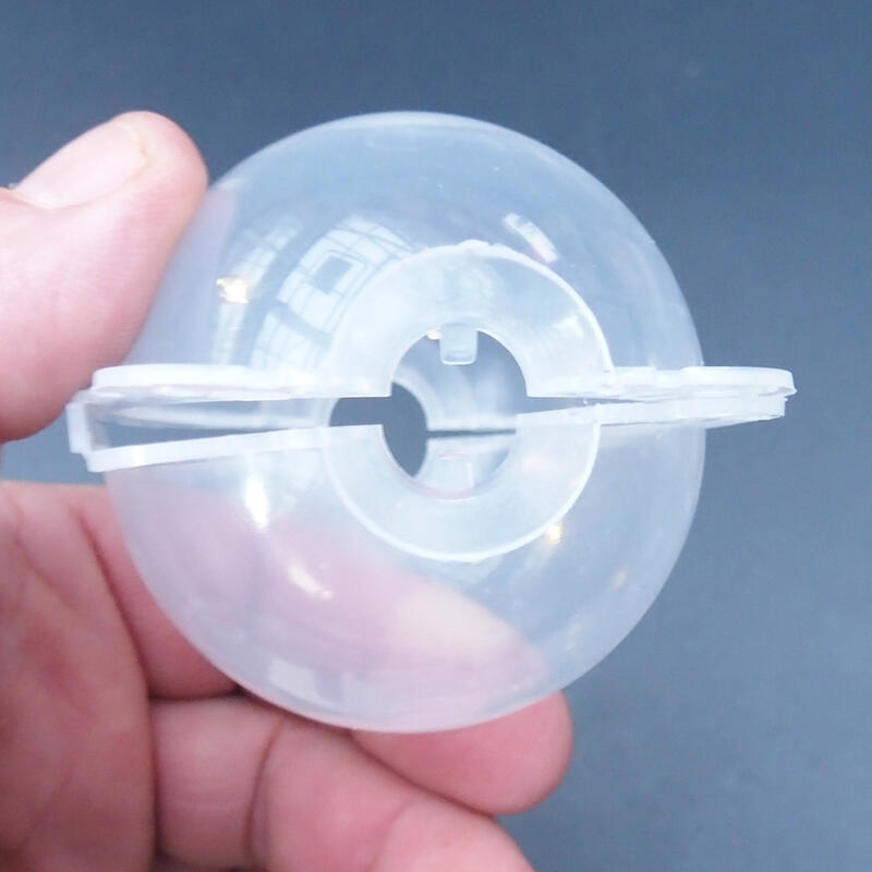 Cutting balls 8 cm transparent 100 pcs
