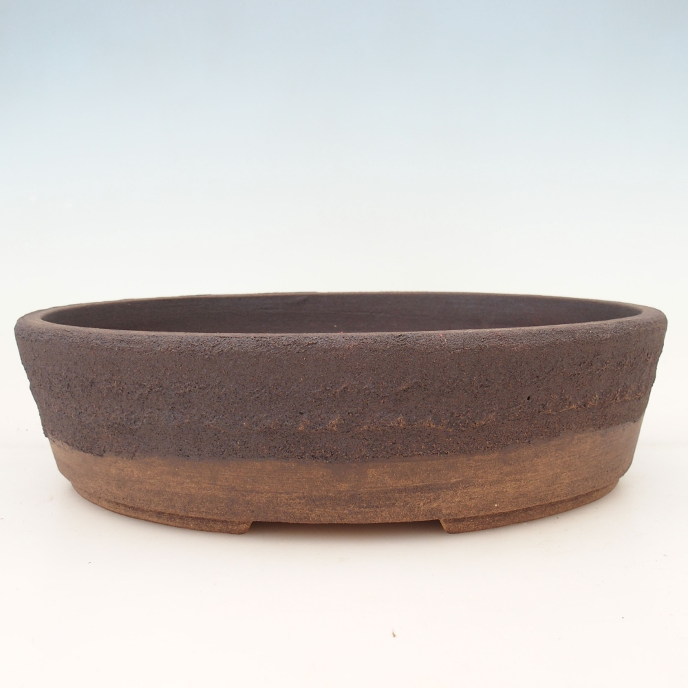 Bonsai bowl 32,5 x 25,5 x 8,5 cm , colour brown