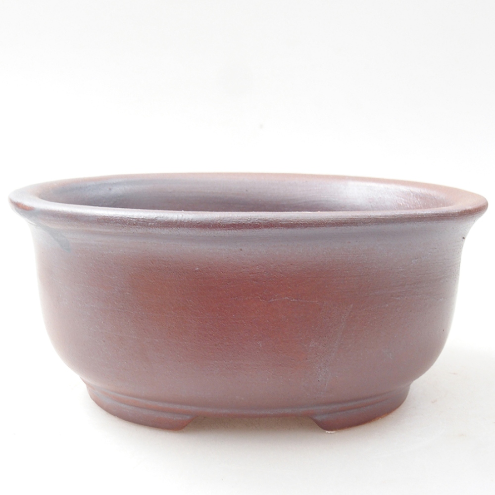 Ceramic bonsai bowl 12 x 10 x 5,5 cm, color brown