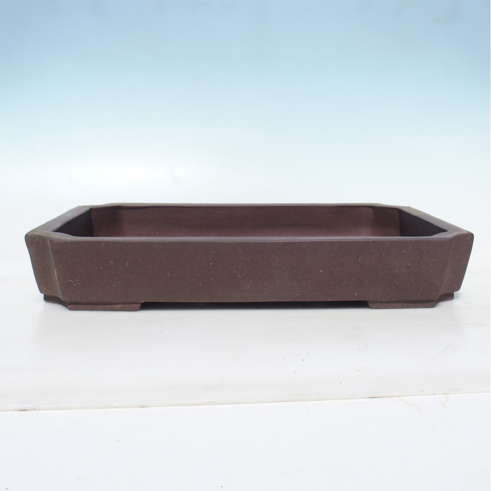 Bonsai bowl 44,5 x 32 x 6,5 cm - brown