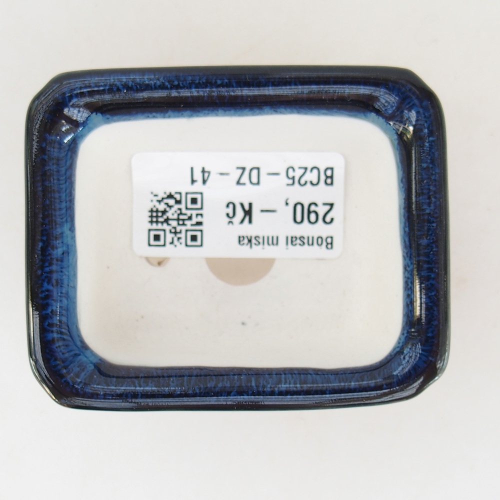 Mini bonsai bowl 7 x 5,5 x 3 cm, colour blue