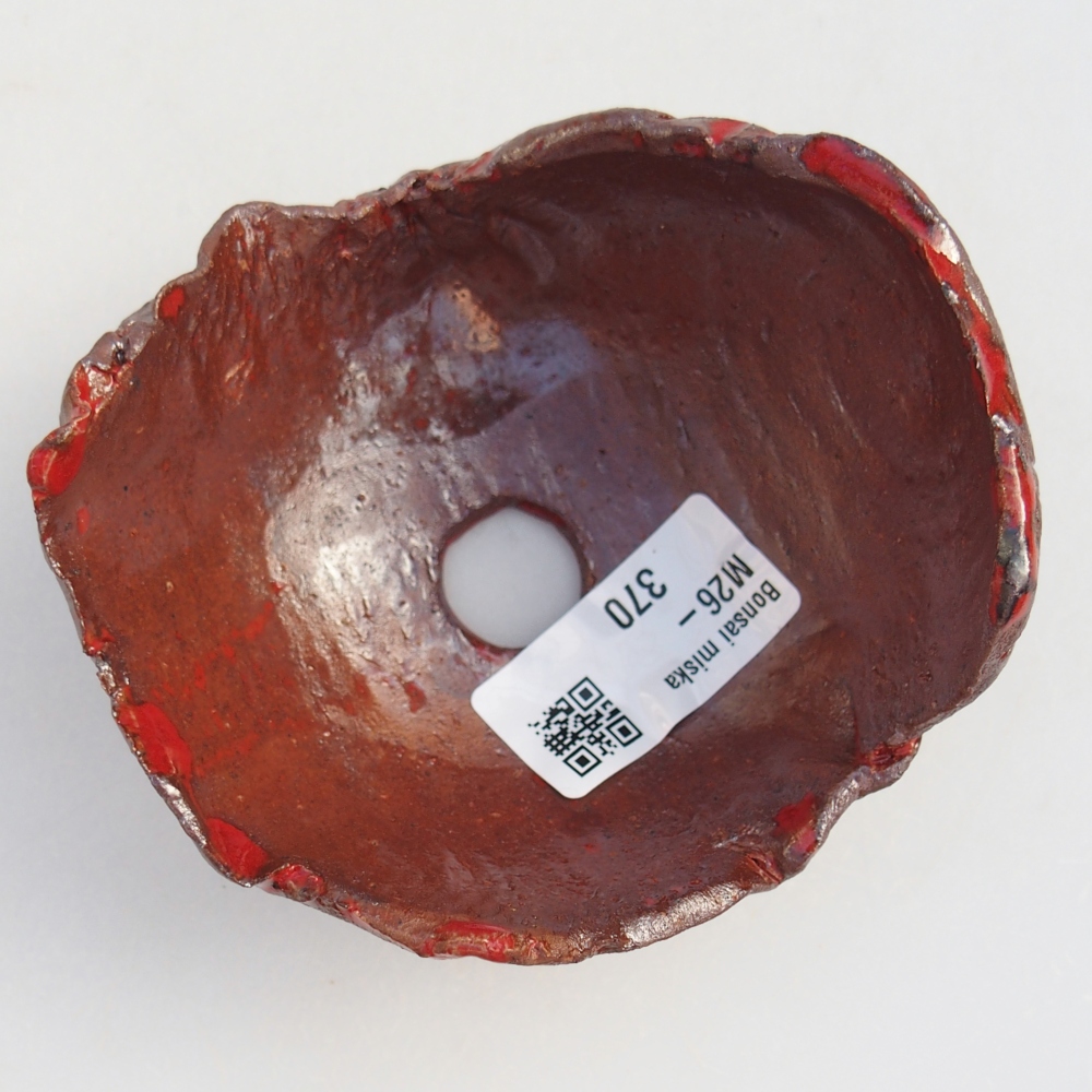 Ceramic Shell 10 x 9,5 x 5,5 cm , colour brown