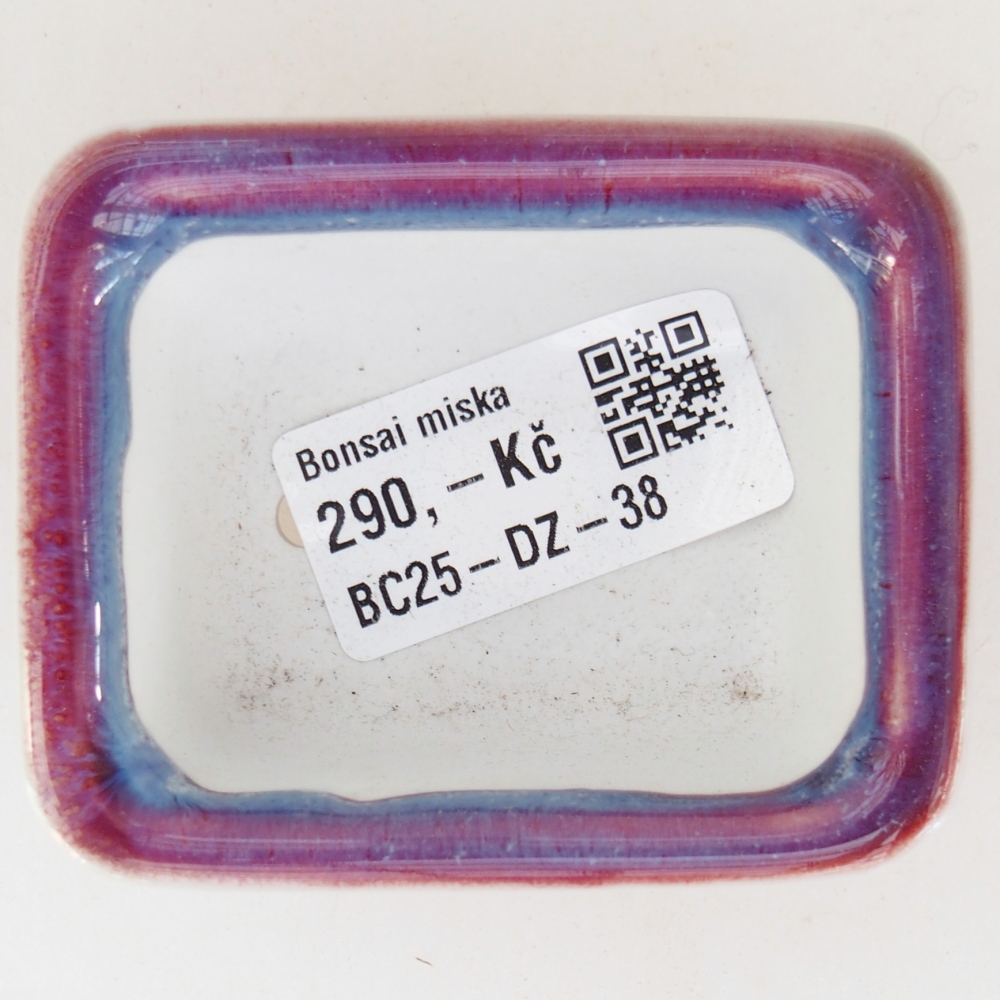 Mini bonsai bowl 7 x 5,5 x 3 cm, colour purple