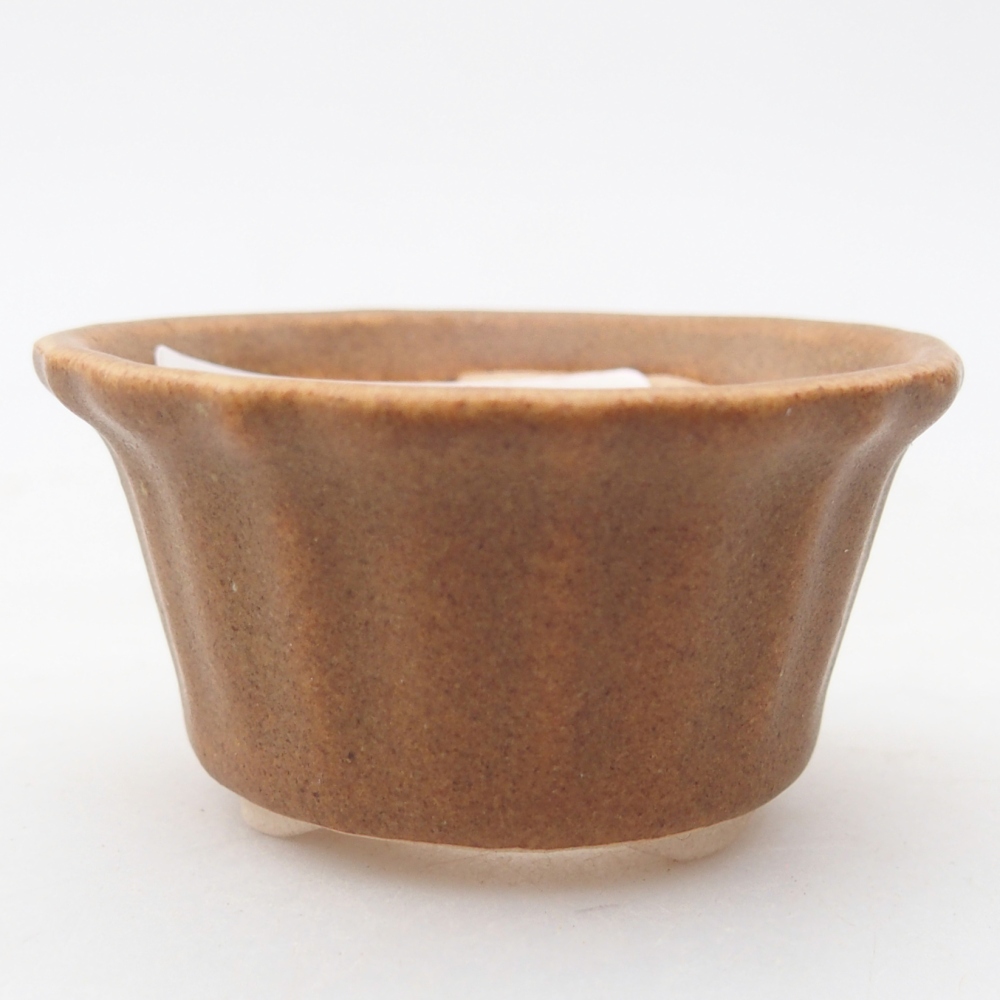 Mini bonsai bowl 5,5 x 5,5 x 3 cm, brown