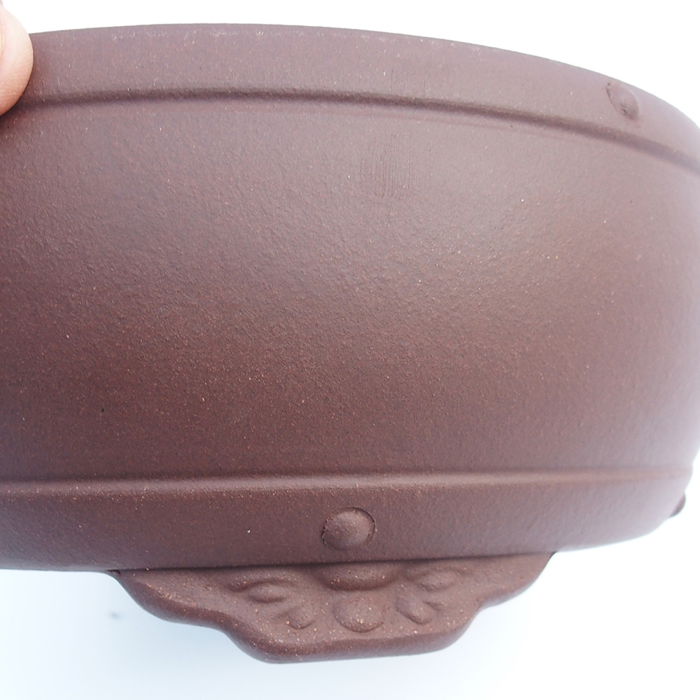 Bowl 24 x 24 x 10,5 cm brown