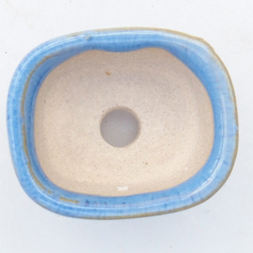 Mini bonsai bowl 3 x 2,5 x 1,5 cm, colour blue